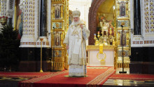 Проповедь Святейшего Патриарха Кирилла перед началом новогоднего молебна